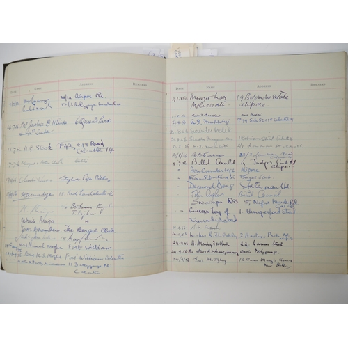 7301 - A Visitors' Book containing approx. 2000 autographs 1956-1967, many of politicians, diplomats, civil... 