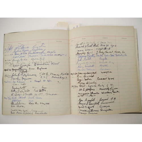 7301 - A Visitors' Book containing approx. 2000 autographs 1956-1967, many of politicians, diplomats, civil... 