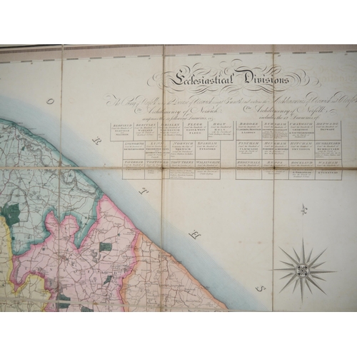 7322 - (Map.) Andrew Bryant: 'Map of the County of Norfolk from Actual Survey by A. Bryant, In the Years 18... 