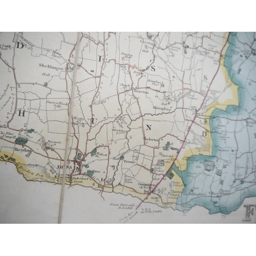 7322 - (Map.) Andrew Bryant: 'Map of the County of Norfolk from Actual Survey by A. Bryant, In the Years 18... 