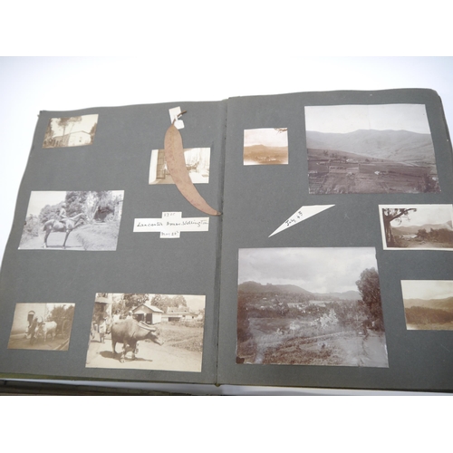 7339 - (India) Photo album compiled, possibly by a British official, in the course of extensive travels in ... 