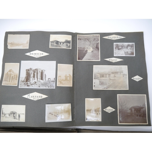 7339 - (India) Photo album compiled, possibly by a British official, in the course of extensive travels in ... 