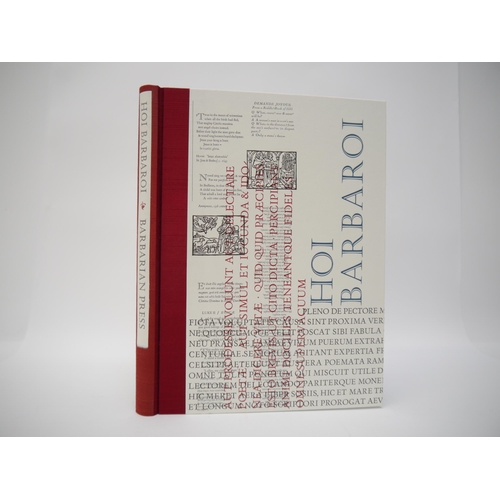 7084 - (Barbarian Press, Crispin Elsted.) David Evans & Crispin Elsted: 'Hoi Barbaroi: a Quarter-century at... 