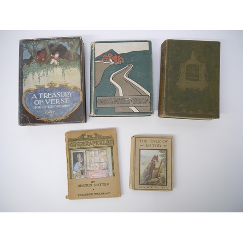 7104 - Beatrix Potter, 2 titles: 'The Tale of Mr. Tod', London, Frederick Warne and Co., 1912, 1st edition,... 