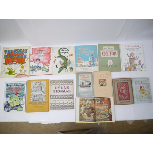 7121 - Fourteen assorted children's & illustrated books, including Maurice Sendak, Mervyn Peake, Walter Cra... 