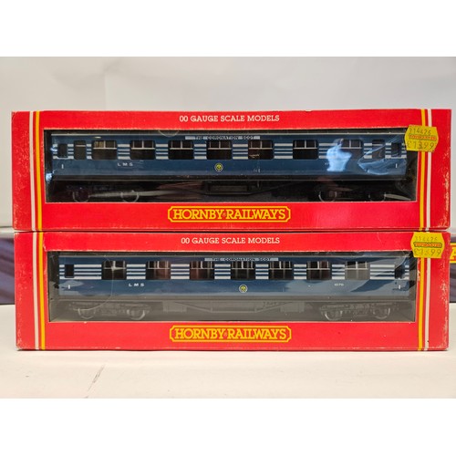 8519 - A boxed Hornby 00 Gauge R836 Coronation Scot electric train set comprising R685 LMS Coronation Class... 