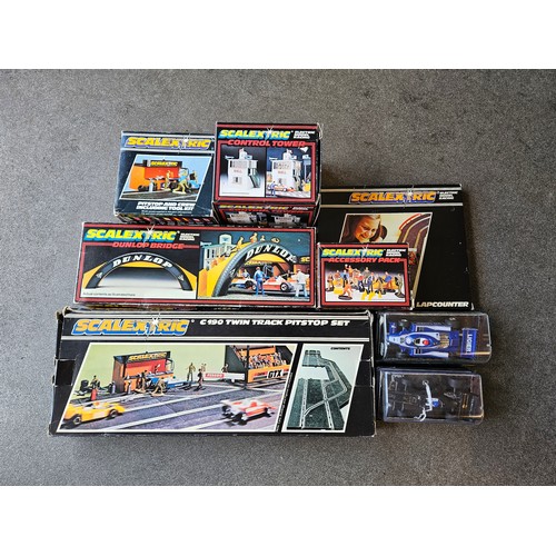 8389 - A boxed Scalextric Formula One world Championship slot racing set, together with additional Scalextr... 