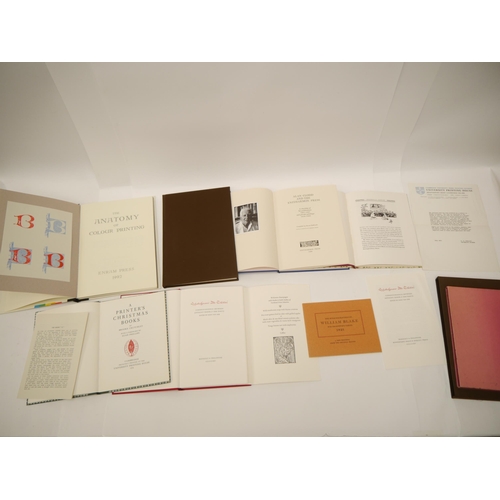 7056 - (Private Press.) Six various private press books, including Hans Van Eijk: 'Shakespeare and Civilité... 