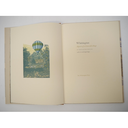 7073 - (Whittington Press.) Miriam Macgregor: 'Whittington: Aspects of a Cotswold village', Andoversford, T... 