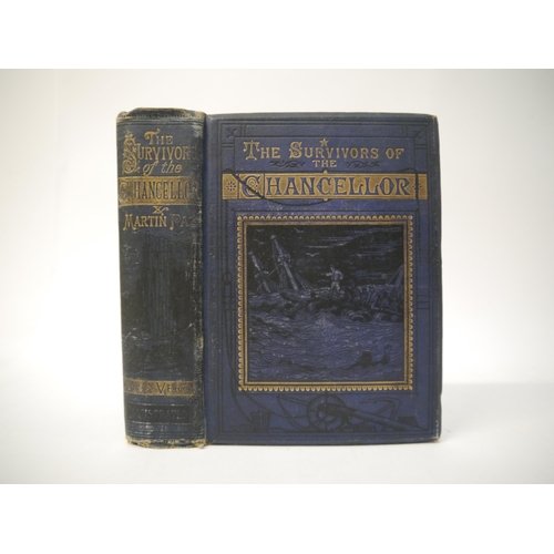 7136 - Jules Verne: 'The Survivors of the Chancellor & Martin Paz', London, Sampson Low, 1875, 1st edition ... 