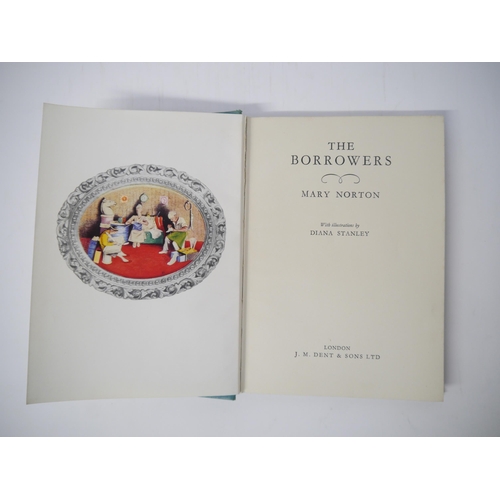 7140 - Mary Norton: 'The Borrowers', London, Dent, 1956, 4th edition, colour frontis & in text ills. by Dia... 