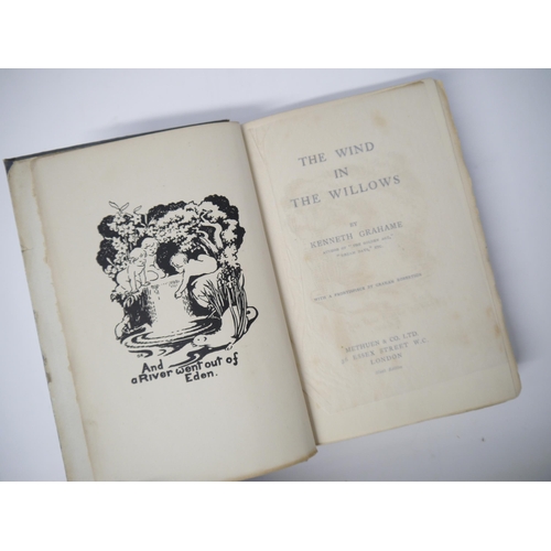 7141 - Kenneth Grahame: 'The Wind in the Willows', London, Methuen 1911, 6th edition, frontis by Graham Rob... 