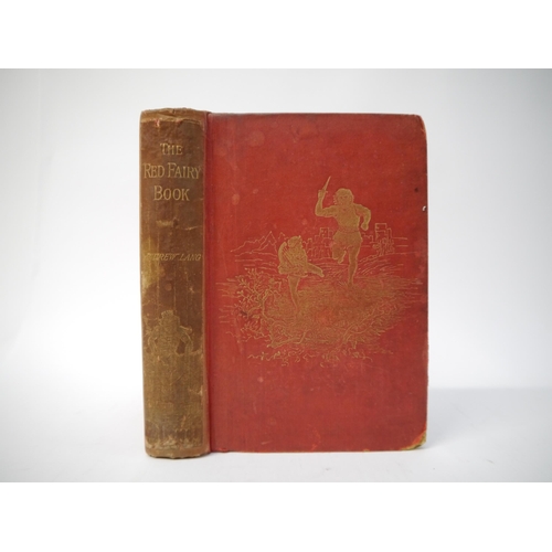 7142 - Andrew Lang: 'The Red Fairy Book', London, Longmans, 1890, 1st edition, leaf attached at front with ... 