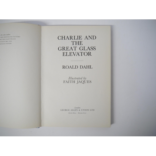 7143 - Roald Dahl: 'Charlie and the Great Glass Elevator', London, George Allen & Unwin, 1973, 1st edition,... 