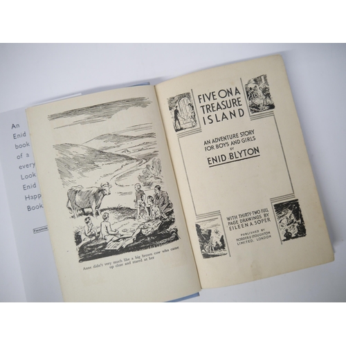 7148 - Enid Blyton: 'Five on a Treasure Island', London, Hodder & Stoughton, 1942, 1st edition, original cl... 