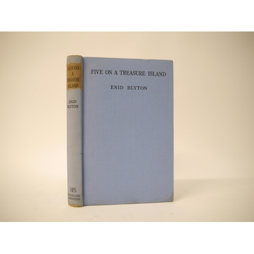 7148 - Enid Blyton: 'Five on a Treasure Island', London, Hodder & Stoughton, 1942, 1st edition, original cl... 