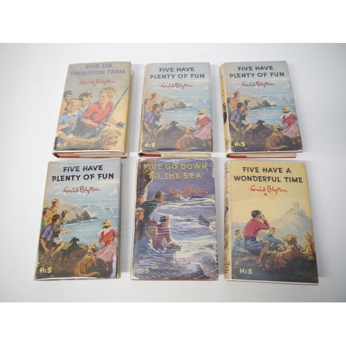 7149 - Enid Blyton, six 'Famous Five' series children's novels, all first editions, all published London, H... 