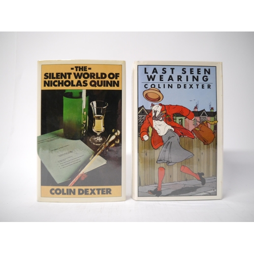 7165 - Colin Dexter, 2 Inspector Morse detective fiction novels, both first editions, both published London... 