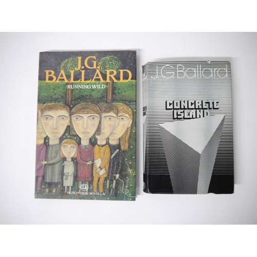 7184 - J.G. Ballard, 2 titles, both first editions, both original cloth, dust wrappers: 'Concrete Island', ... 