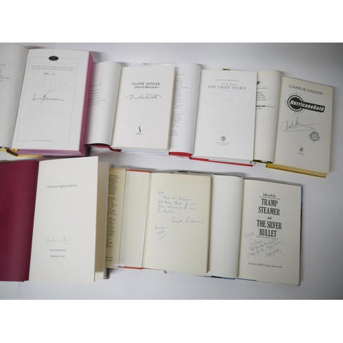 7202 - Seven assorted modern 1st editions, all signed by author, including Ronald Kirkbride, 'Yuki', 1967, ... 