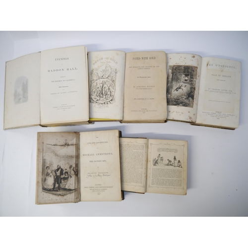 7235 - Victorian literature etc., 5 various titles, including Frances Trollope: 'The Life and Adventures of... 