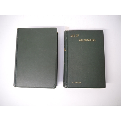 7240 - Abel Chapman, 2 titles: 'First Lessons in the Art of Wildfowling', London, Horace Cox, 1896, 1st edi... 