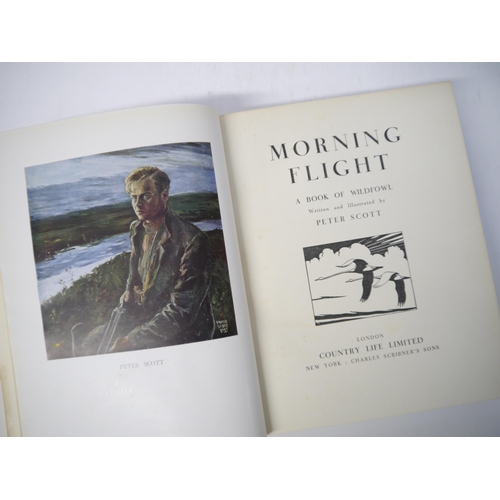 7247 - Peter Scott: 'Morning Flight. A Book of Wildfowl', London, Country Life Ltd, 1939, 4th impression, s... 