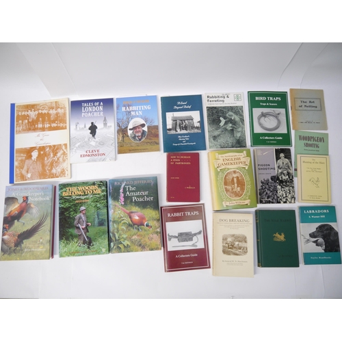 7263 - Nineteen books and booklets on poaching, gamekeeping, shooting etc., including John Wilkins: 'The Au... 