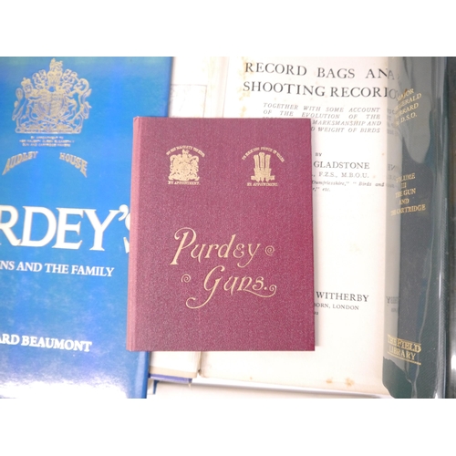 7266 - A collection of 21 assorted volumes, booklets etc. on shotguns, famous shoots, estates, shooting etc... 