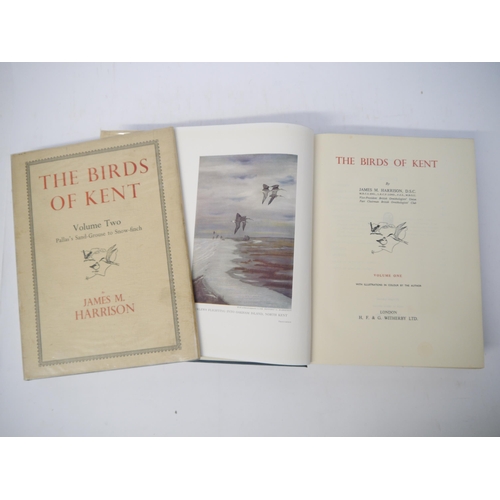 7281 - (Ornithology.) James M. Harrison: 'The Birds of Kent. Volume One: Black-throated Diver to Puffin. Vo... 