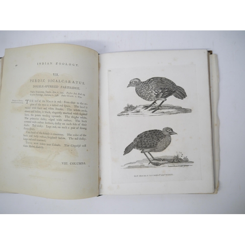 7286 - Thomas Pennant: 'Indian Zoology', London, Henry Hughs for Robert Faulder, 1790, 2nd edition, hand co... 