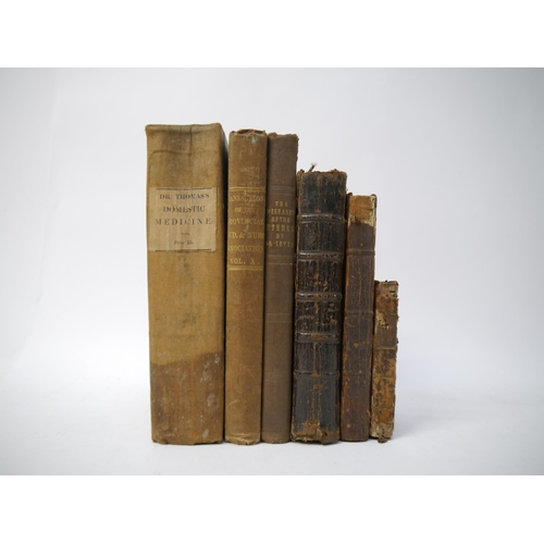 7315 - (Medicine, Surgery.) Six 18th & 19th Century medical titles, including Richard Mead: 'Medical Receip... 