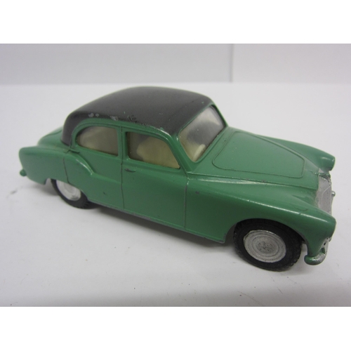 8124 - Five unboxed Triang Spot-On diecast cars to include 101 Armstrong Siddeley Sapphire with green body ... 