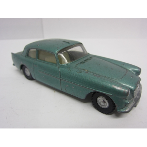 8124 - Five unboxed Triang Spot-On diecast cars to include 101 Armstrong Siddeley Sapphire with green body ... 