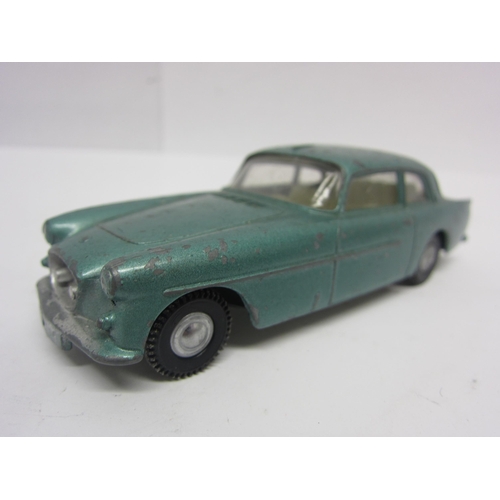 8124 - Five unboxed Triang Spot-On diecast cars to include 101 Armstrong Siddeley Sapphire with green body ... 