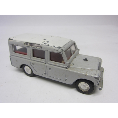 8123 - Four playworn Triang Spot-On diecast vehicles to include 216 Volvo 122.S with Sliding Roof in light ... 