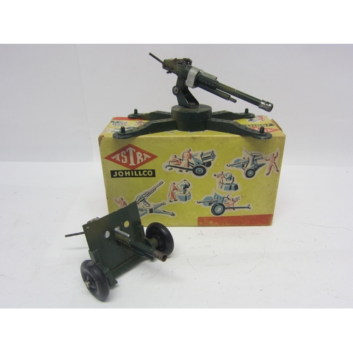 8217 - A boxed Johillco Astra Light A.A. Gun and an unboxed Anti-Tank Gun (2)