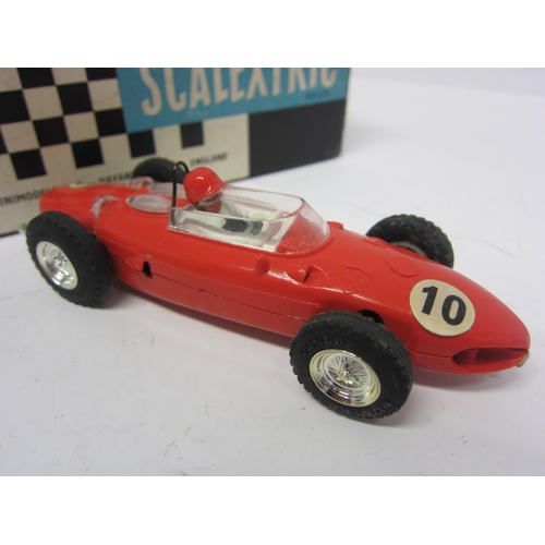 8394 - Four boxed Triang Scalextric slot racing cars to include C54 Lotus in yellow, C62 Ferrari in red, C6... 