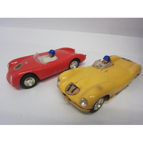 8396 - A boxed 1960s Triang Scalextric Model No.3 slot racing set, comprising C60 Jaguar D Type and C61 Por... 