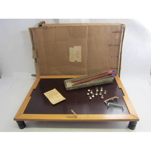 8344 - A 1950s Soccerette magnetic table football game in original brown card box (a/f)