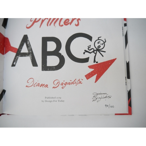 7081 - Various signed limited edition prints, including Diana Dagadita: 'Printer's ABC', London, Design For... 