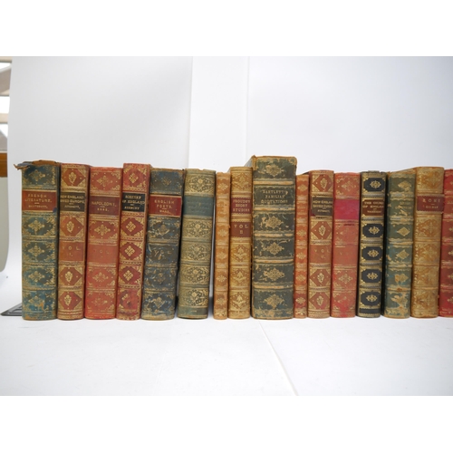 7237 - (Prize Bindings, Donald Banks 1891-1975.) Thirty seven early 20th Century prize leather bindings, al... 