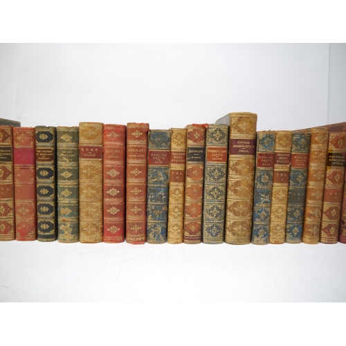 7237 - (Prize Bindings, Donald Banks 1891-1975.) Thirty seven early 20th Century prize leather bindings, al... 