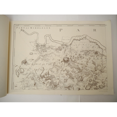 7324 - (Kent, Maps.) 'A topographical-map of the county of Kent, in Twenty Five Sheets, on a Scale of two i... 