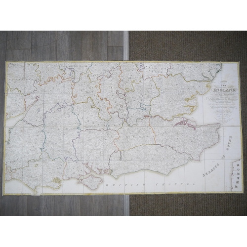 7328 - (Map.) M. Phillips: '2nd Edition of the Grand Southern Tour of England, including a Principal Part o... 