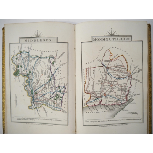 7329 - (Atlas, Topography.) John Cary: 'Cary's Traveller's Companion, or, a Delineation of the Turnpike Roa... 