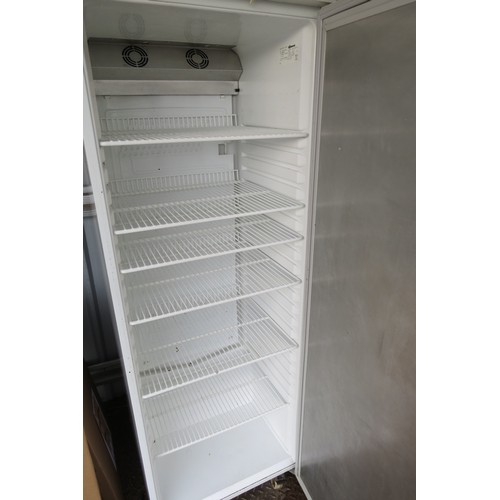 3265 - A full height commercial fridge on castors.  DTI Failure: Please see information pages