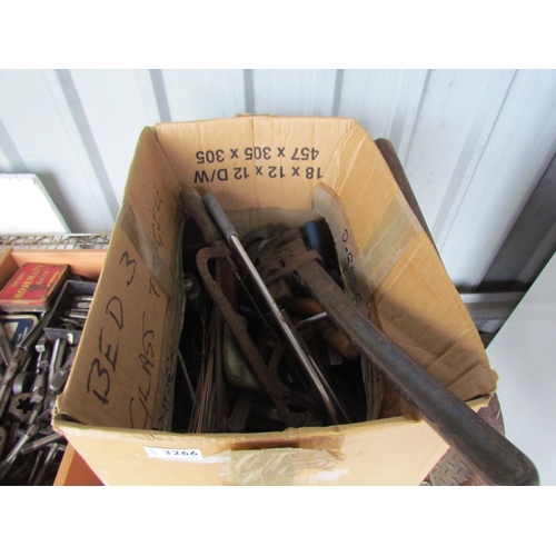 3266 - Two boxes of mixed tools