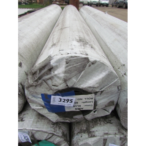 3295 - An 80m roll of plastic sheeting