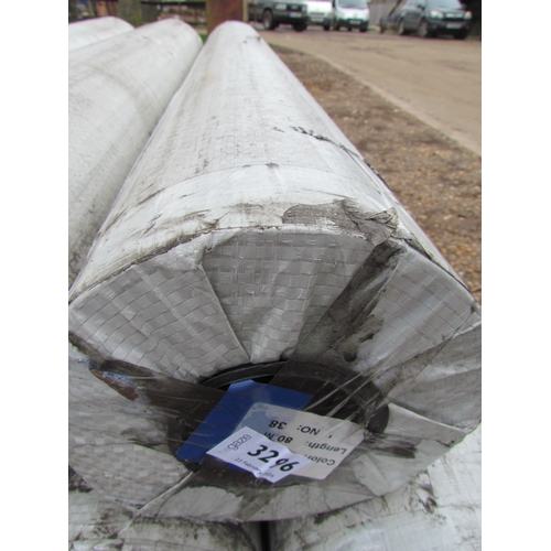 3296 - An 80m roll of plastic sheeting     (E) £15-30